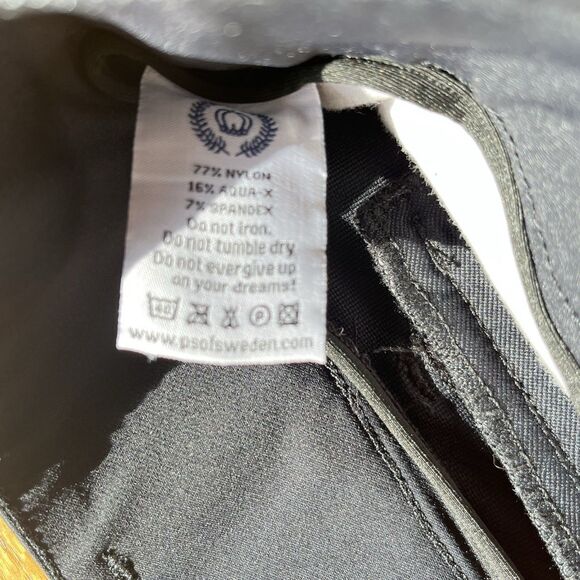 PS of Sweden Black Riding Tights / Breeches Sz 48 with Pockets Silicone Grip - Picture 5 of 7